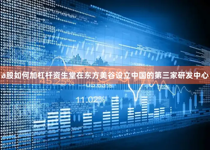 a股如何加杠杆资生堂在东方美谷设立中国的第三家研发中心